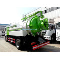 Dongfeng tianjin high-pressure cleaning dirt suction truck